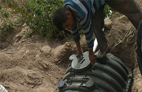 新疆农村旱厕改造化粪池项目